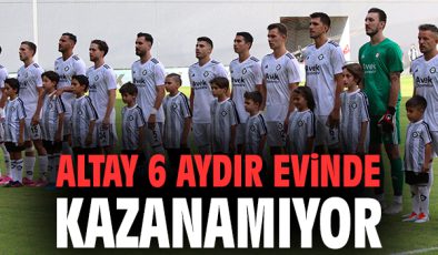 Altay, İç Sahada Yenilgi Hasretini Uzatıyor!