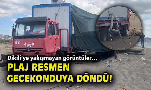 Dikili’de Plajda Şok Kontenjan: Tedirginlik Yaratıyor!