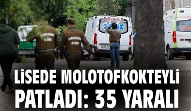Santiago’da Öğrenci Protestosunda Patlama!