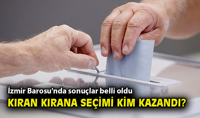 İzmir Barosu’nda Sefa Yılmaz Yeniden Başkan!