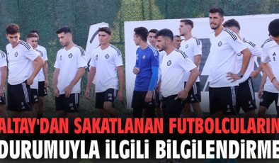 Altay’da Sakatlıklar Takımı Vurdu, Düşme Hattında!