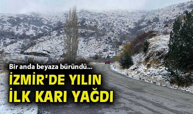 İzmir’in Zirvesinde İlk Kar Sevinci!
