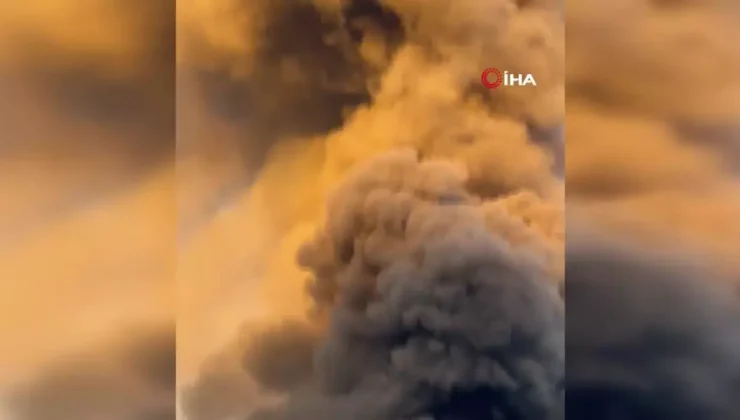İzmir’de Fabrikada Büyükan Yangın Çıktı!