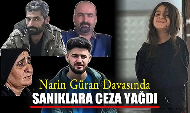 Narin Güran Cinayeti Davasında Ağır Cezalar!
