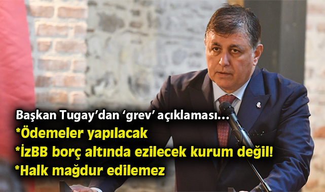 İzmir’de Eylem: Başkan Tugay’dan Açıklama!