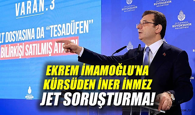 İmamoğlu’na Soruşturma: Haksızlığa Tepki Vereceğiz