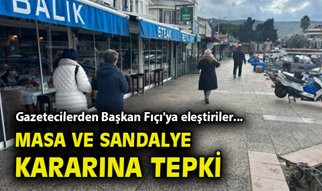 Foça’da Esnafa Zulüm! Başkan Fıçı Tepkileri Topladı