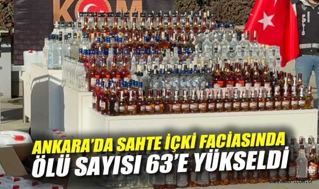 Ankara’da Sahte İçki Faciası: 63 Kişi Hayatını Kaybetti