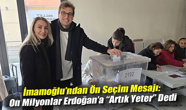 İmamoğlu: Millet, iktidara unutulmaz bir tokat atacak!