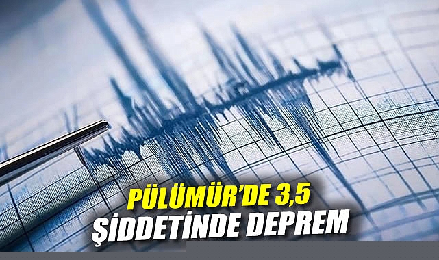 Tunceli Pülümür’de 3.5 büyüklüğünde deprem!
