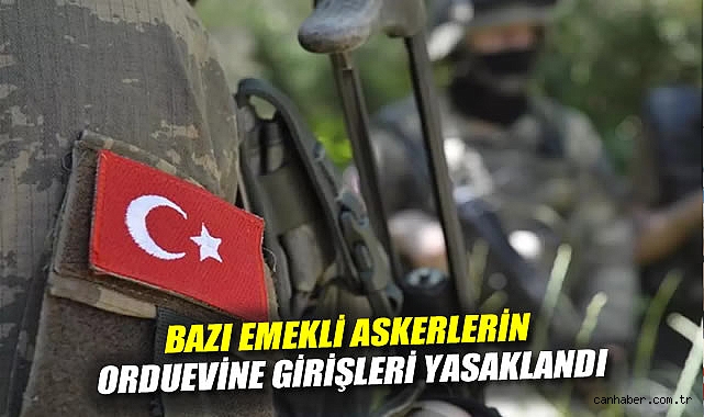 Emekli Askerlere Sosyal Tesis Yasağı Geldi!