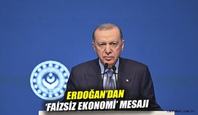 Erdoğan: Faizsiz Ekonomi İçin Mücadele Devam Edecek!