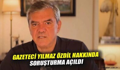 Yılmaz Özdil’e PKK açıklaması sonrası soruşturma!