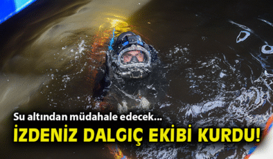 İZDENİZ’den Acil Dalış Ekibiyle Hızlı Çözüm!