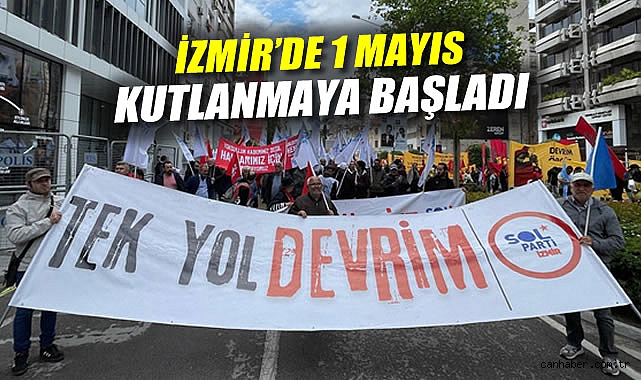 İzmir’de 1 Mayıs Coşkusu: Kortejler Yürüdü!