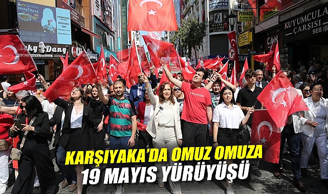 Karşıyaka’da Coşkulu 19 Mayıs Kutlaması