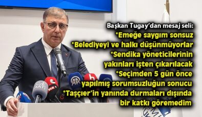 Belediye Başkanı Tugay: Sendika ile Çatışmaya Son!
