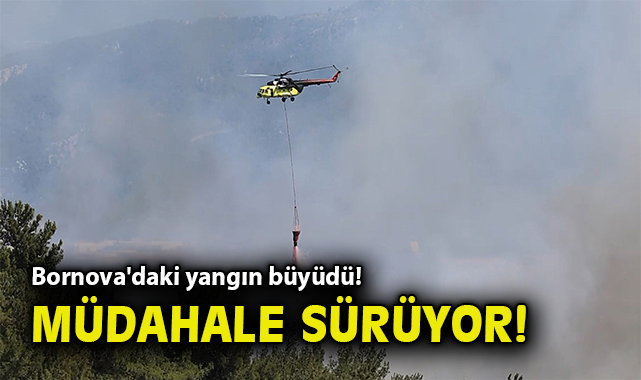 İzmir’de Yangın: Uçak ve Helikopterlerle Müdahale!