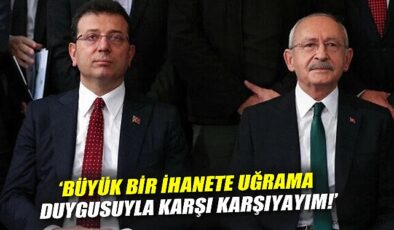 İmamoğlu’ndan Kılıçdaroğlu’na İhanet ve Eleştiri!