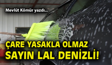Çeşme’de Hortumla Yıkama Yasağına Tepki!