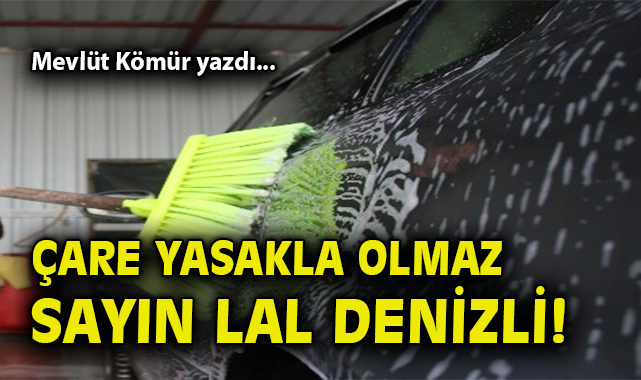 Çeşme’de Hortumla Yıkama Yasağına Tepki!