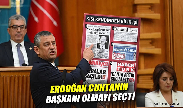 Özgür Özel: Erdoğan Cunta Başkanı Olmayı Tercih Etti