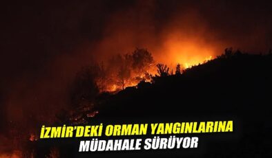 İzmir’de Orman Yangınları Korkutuyor!