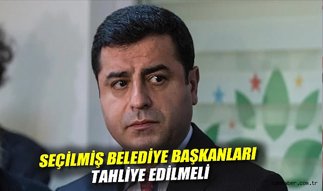 Demirtaş: Seçilmiş Başkanlar Tutuksuz Yargılanmalı