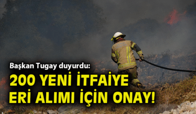İzmir’e 200 Yeni İtfaiye Eri Onayı Verildi!