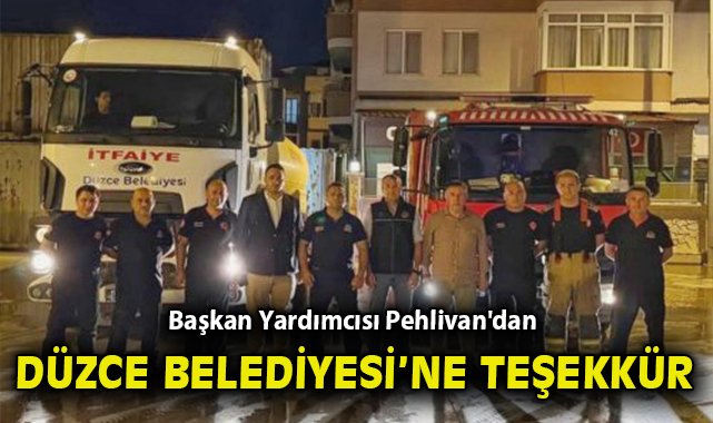 Düzce İtfaiyesi, İzmir’deki Yangınla Mücadelede!