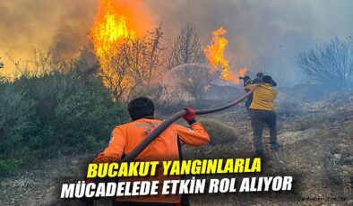 BUCAKUT Ekibi Yangınlarla Mücadelede Görevde!