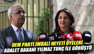 DEM Parti Heyeti’nden Adalet Bakanlığı Ziyareti