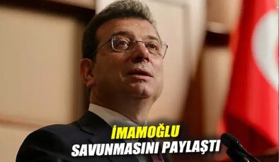 İmamoğlu’ndan Dikkat Çeken Mesaj: Sorumluluğumuz!