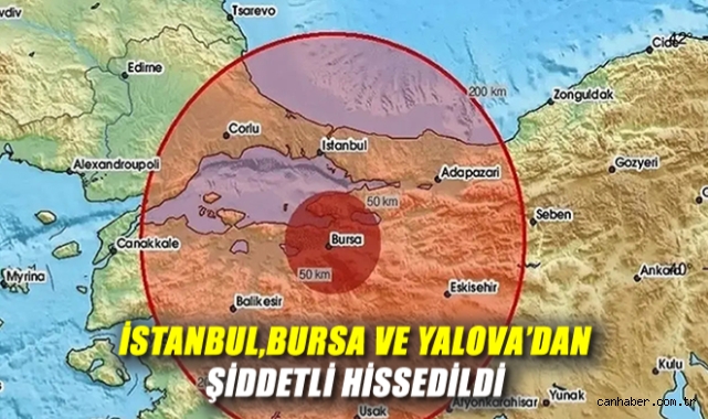 Bursa’da Art Arda İki Deprem! Panik Hakim!