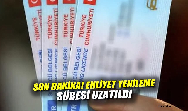 Sürücü Belgesi Yenileme Süresi 31 Ekim 2025!
