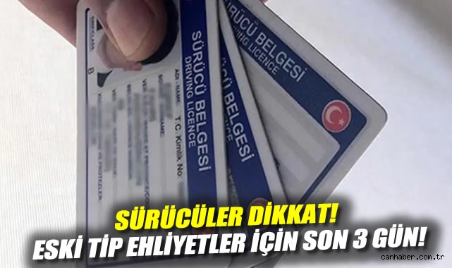 Sürücü Belgesi Değişiminde Son 3 Gün Uyarısı!