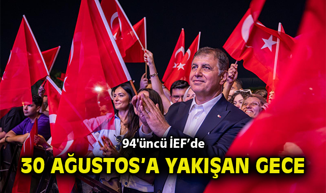 İzmir’de Zafer Bayramı Coşkusu Konserle Şenlendi!