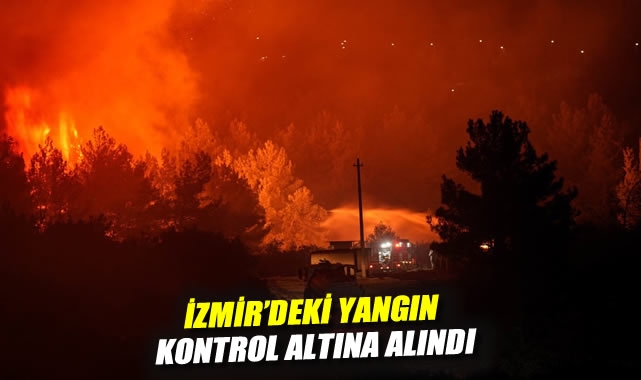 İzmir’de Minibüs Yangını Kontrol Altına Alındı!