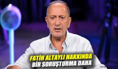Fatih Altaylı’ya Yanıltıcı Bilgi Soruşturması!