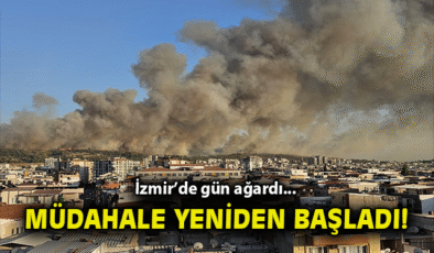Buca’daki Yangında Cesur Ekipler Mücadele Etti!