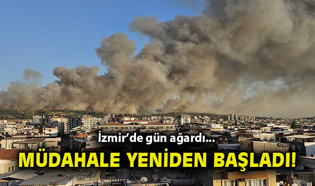 Buca’daki Yangında Cesur Ekipler Mücadele Etti!