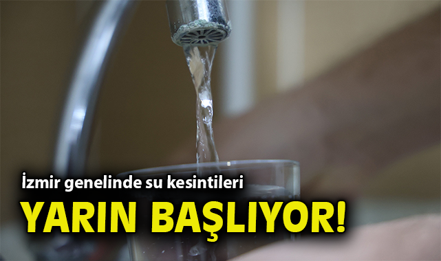 İzmir’de Su Kesintileri: Kuraklık Alarmı Verildi!