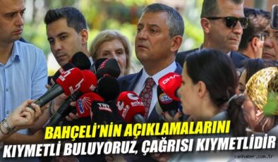 Özgür Özel: Yargıdaki Çatışmalar Sonlandırılmalı!