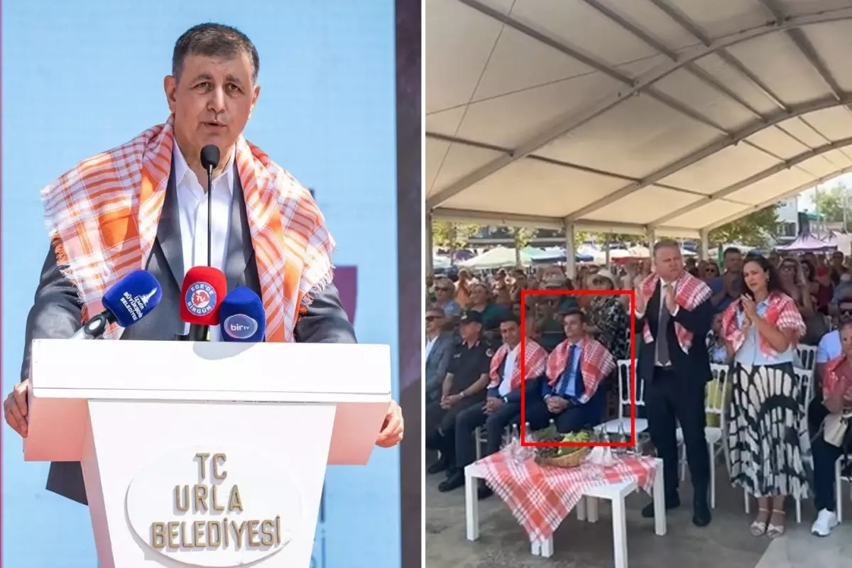 Urla Bağbozumu Şenliği’nde Dikkat Çeken Mesaj!
