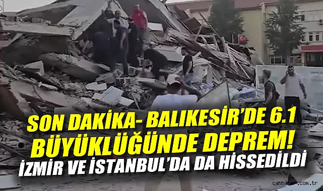 Balıkesir’de Deprem: Şiddetli Sarsıntılar Hissedildi!