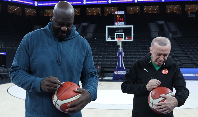Erdoğan ve Shaquille O’Neal İstanbul’da Buluştu!