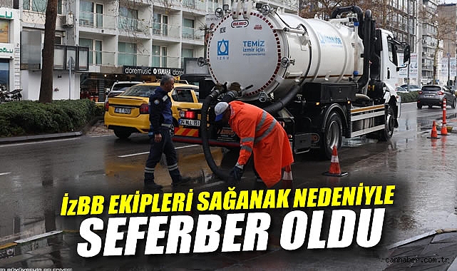 İzmir’de Sağanak Yağış Hayatı Olumsuz Etkiledi!