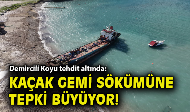 Demircili Koyu’ndaki Hurda Gemiye Direniş!