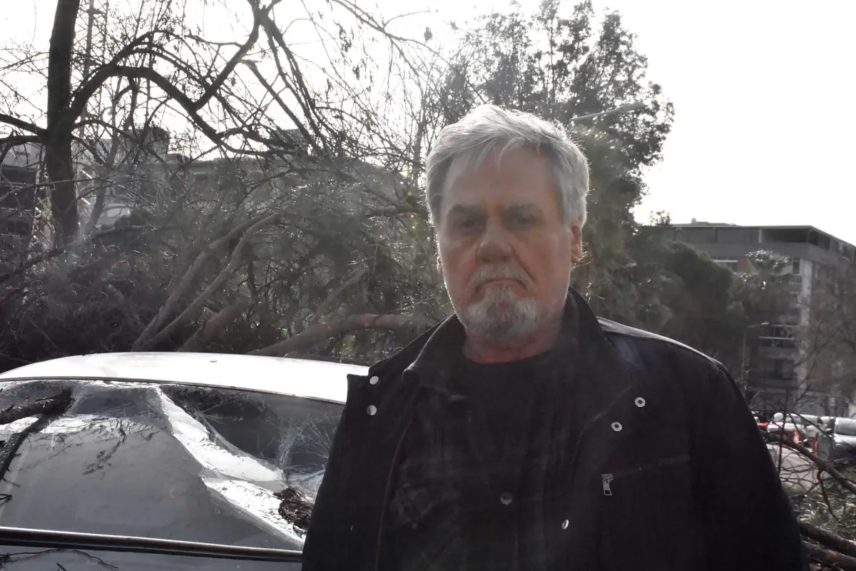 Menemen’de Rüzgarın Ardından Ağaç Devrildi!