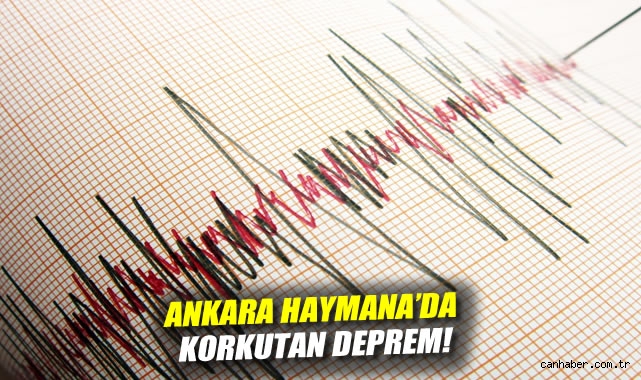 Ankara Haymana’da 3.9 Büyüklüğünde Deprem!